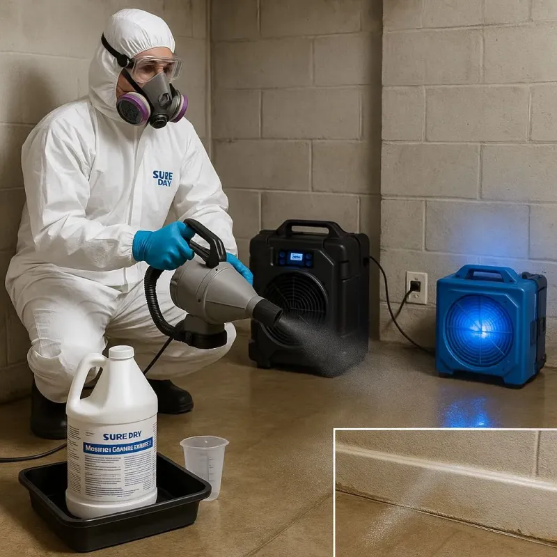 Sanitization and Odor Removal process in French Lick, IN